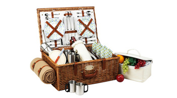 Dorset Basket for 4 w/coffee set & blanket